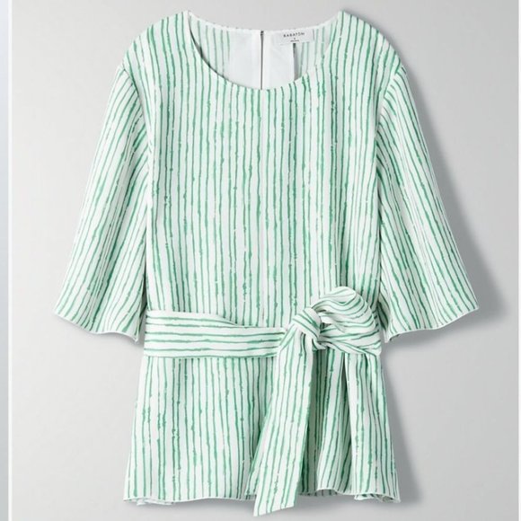 Aritzia Tops - Aritzia Babaton Britannic Blouse Wide Flutter Sleeve Blouse